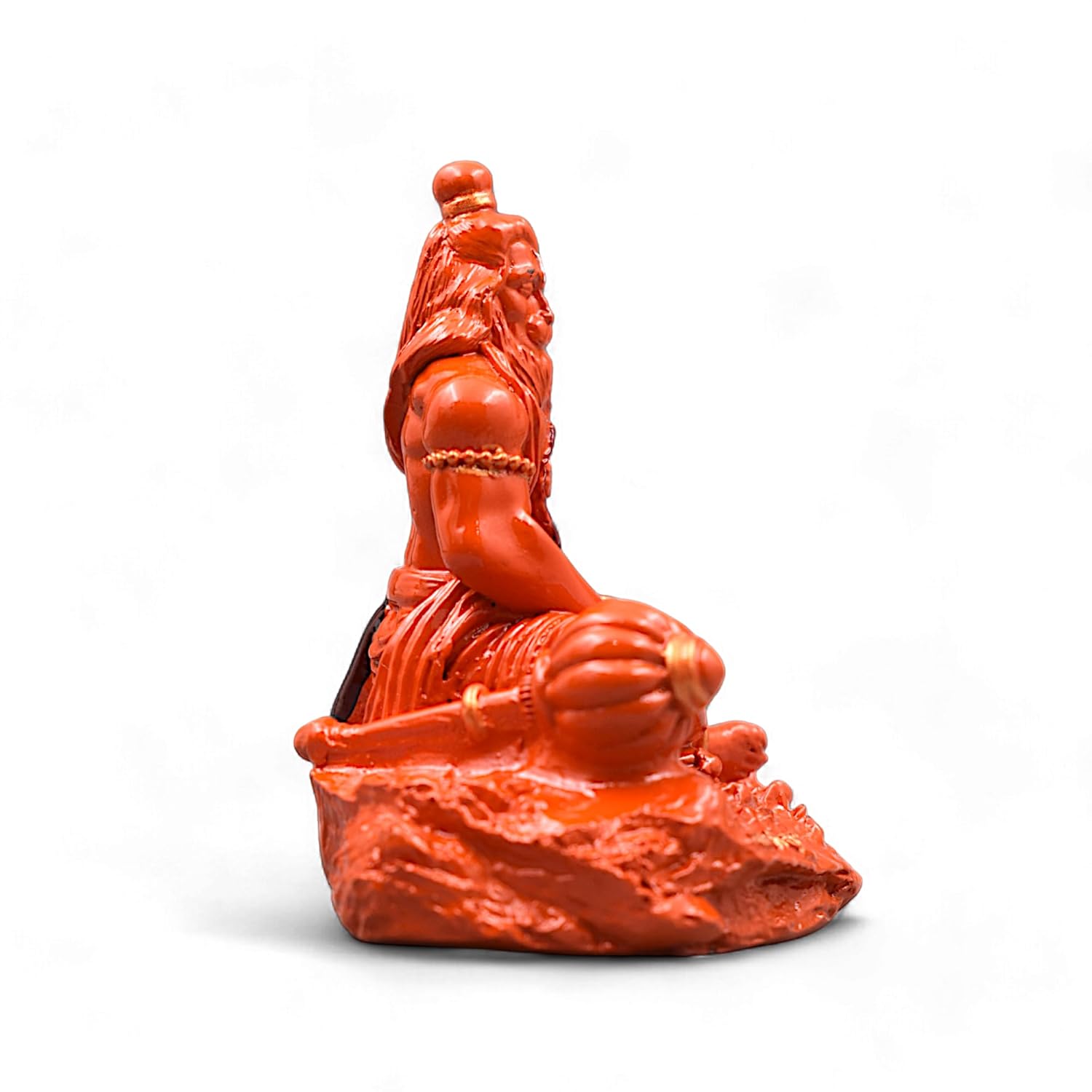 Meditating Lord Hanuman Sindoori