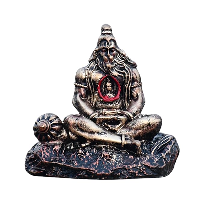Meditating Lord Hanuman Antique