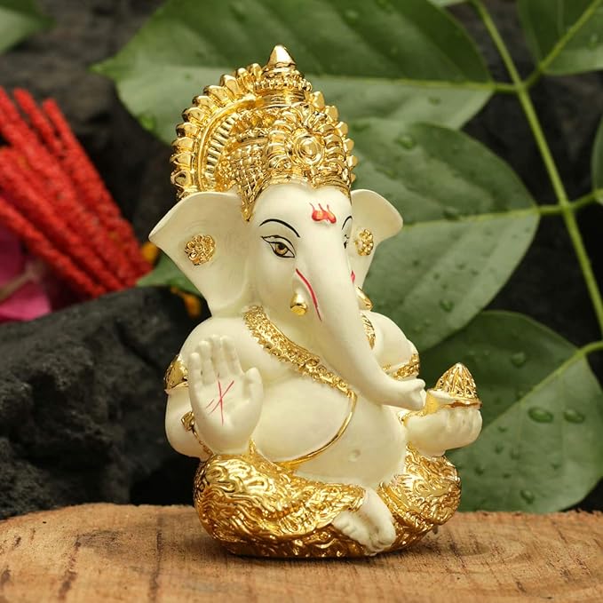 Lord Ganesha idol golden