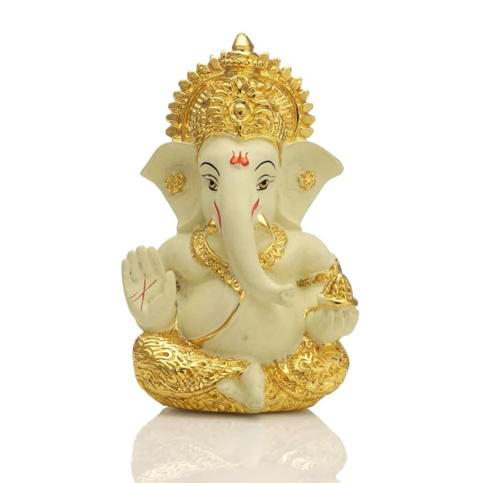 Lord Ganesha idol golden