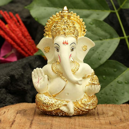 Lord Ganesha idol golden