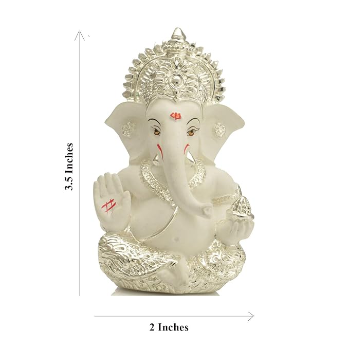 Lord Ganesha Idol Silver