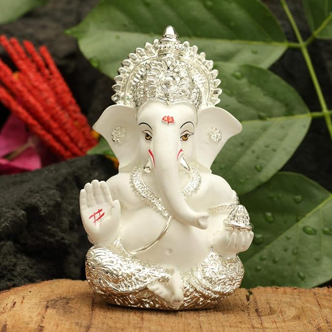 Lord Ganesha Idol Silver