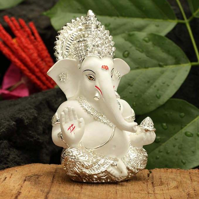 Lord Ganesha Idol Silver