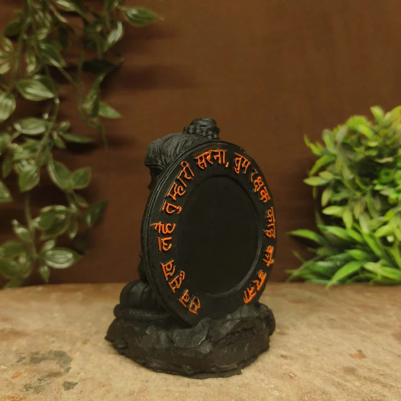 Meditating Lord Bal Hanuman Black sindoori